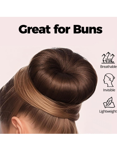 Juego de Horquillas y Redes para Moño 130pcs Whisrvival