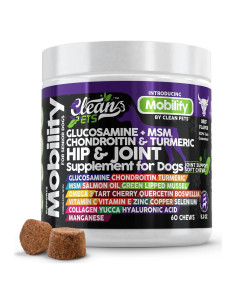 Suplemento Articular para Perros Clean Brands 60 Masticables