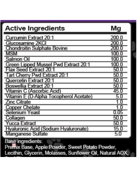 Suplemento Articular para Perros Clean Brands 60 Masticables