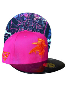 Gorra Snapback Unisex Capiche Rosa Plaga de Muerte
