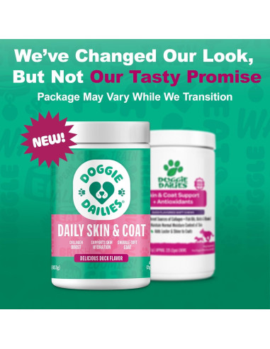 Suplemento para Piel y Abrigo Doggie Dailies Pato 225 masticables