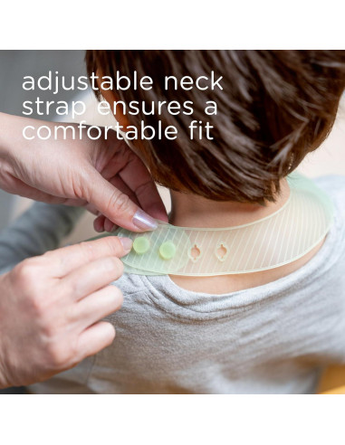 Babero de Silicona Olababy con Estuche de Viaje - Arándano