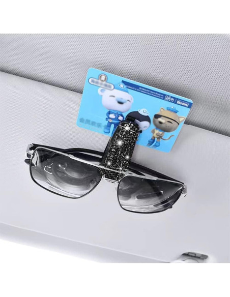 Juego de 2 Sujetadores de Gafas de Sol Turcee con Rhinestones