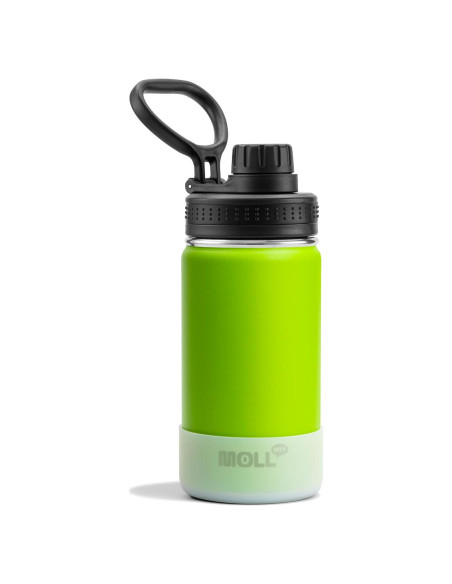Botella de Agua Infantil Mollcity 355ml Acero Inoxidable Verde