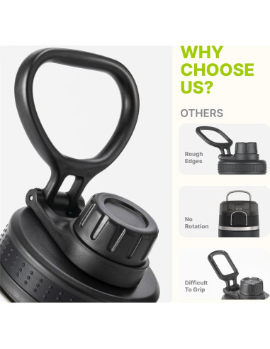 Botella de Agua Infantil Mollcity 355ml Acero Inoxidable Verde