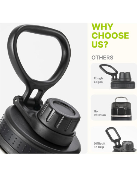 Botella de Agua Infantil Mollcity 355ml Acero Inoxidable Verde