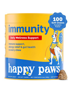 Golosinas Veganas para Perros Happy Paws 100 Unidades