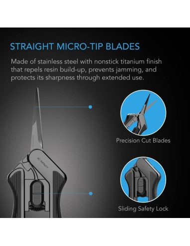 Tijera de Poda AC Infinity 16.8 cm Acero Inoxidable Ergonómica