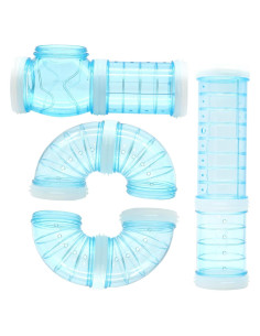 Juego de Tubos para Hámster Together-life 8 Piezas Conectables