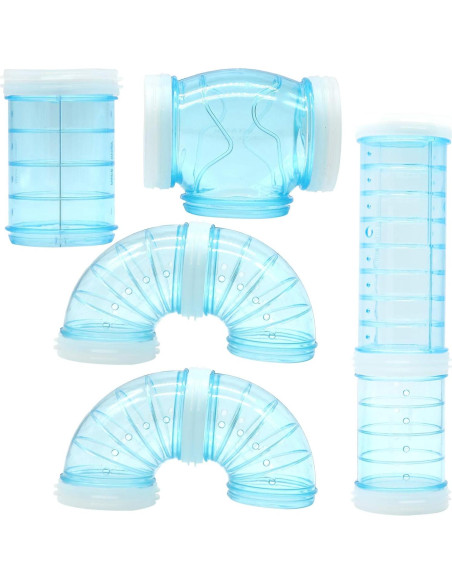Juego de Tubos para Hámster Together-life 8 Piezas Conectables