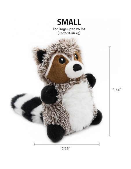 Juguete de Peluche para Perros Playology Raccoon 6x12 cm