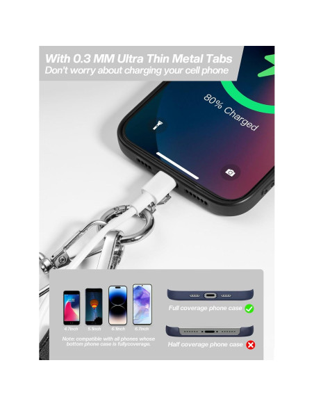 Correa Cruzada para Teléfono Tiostep con Cartera RFID Beige