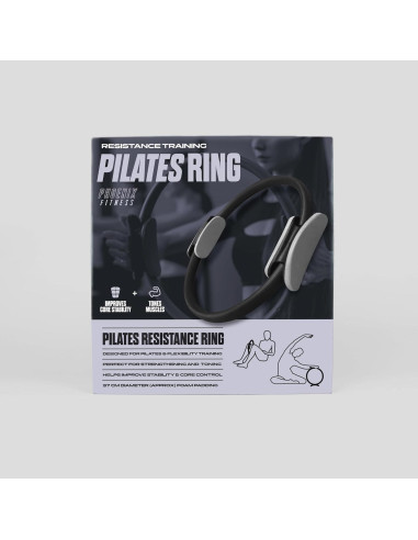 Anillo de Pilates Phoenix Fitness 38 cm Doble Mango Resistencia