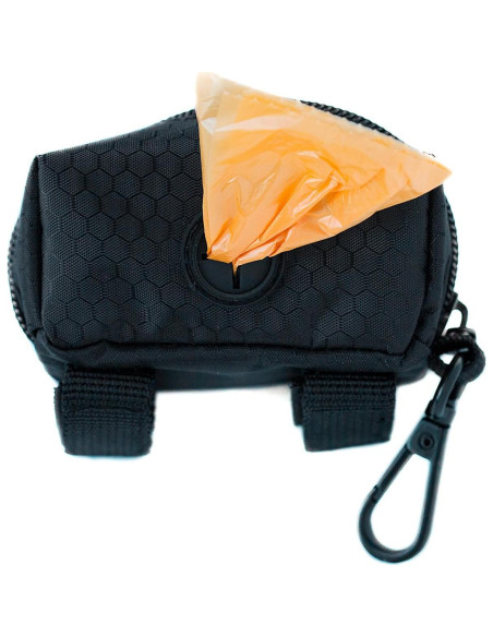 Soporte para bolsas de excremento de perro Mighty Paw - Negro