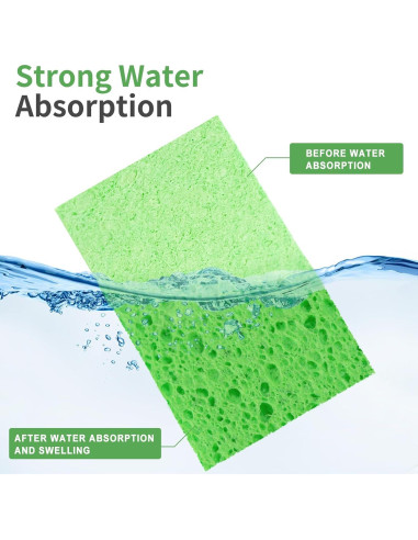 Esponjas de Cocina Biguphate 24 PCS Celulosa Ecológicas