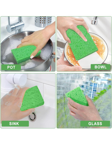 Esponjas de Cocina Biguphate 24 PCS Celulosa Ecológicas