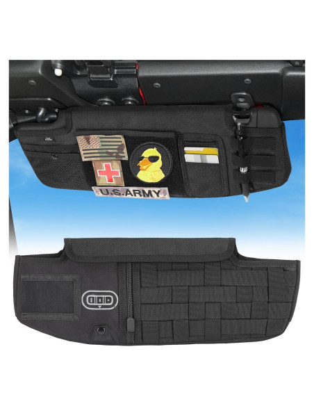 Organizador de Visera JOYTUTUS para Wrangler JL & JT 2018-2025