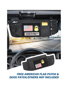 Organizador de Visera JOYTUTUS para Wrangler JL & JT 2018-2025 2