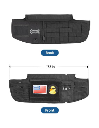 Organizador de Visera JOYTUTUS para Wrangler JL & JT 2018-2025