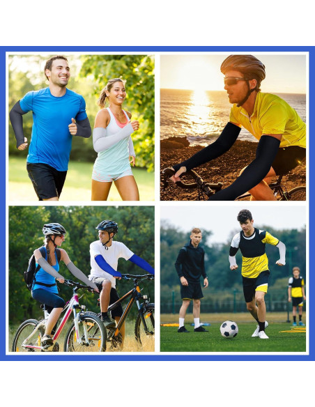 10 Pares Mangas UV Unisex Bememo para Brazo - Protección Solar