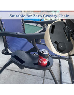 Soporte para Taza de Silla de Gravedad Cero Ostlttyn - Negro 2