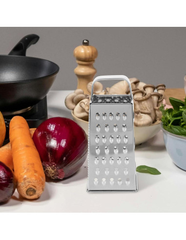 Rallador de Acero Inoxidable MAGICLULU 4 en 1 Portátil 20.3cm