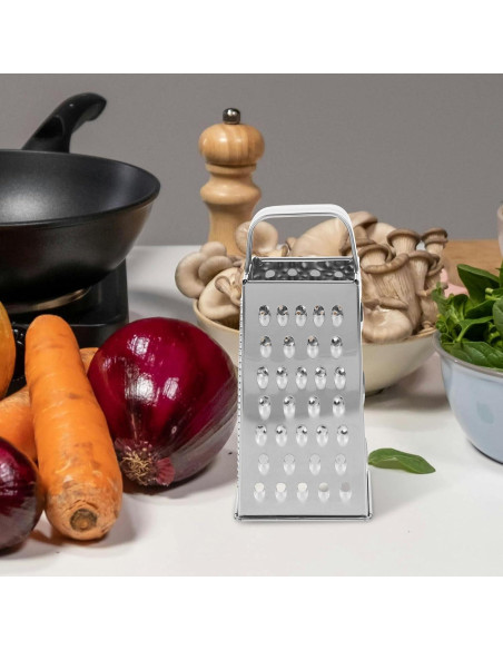 Rallador de Acero Inoxidable MAGICLULU 4 en 1 Portátil 20.3cm