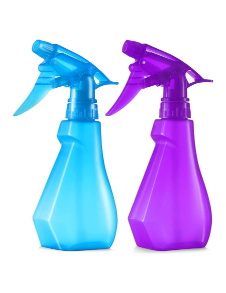 Botellas de Spray DilaBee 8oz 2-Pack Azul y Púrpura