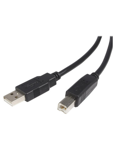 Cable de Impresora USB 2.0 A a B StarTech 1.8 m Negro