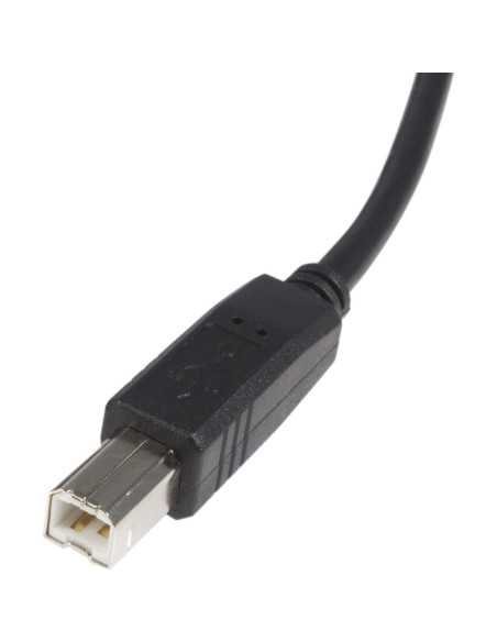 Cable de Impresora USB 2.0 A a B StarTech 1.8 m Negro