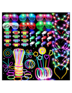 156 Piezas Suministros para Fiestas Brillantes Thremhoo