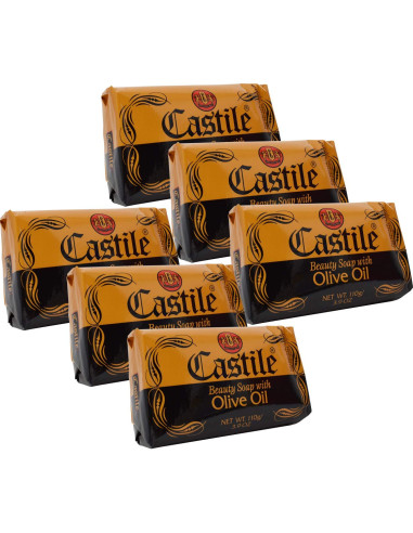 Jabón de Belleza Castile con Aceite de Oliva - Paquete de 6