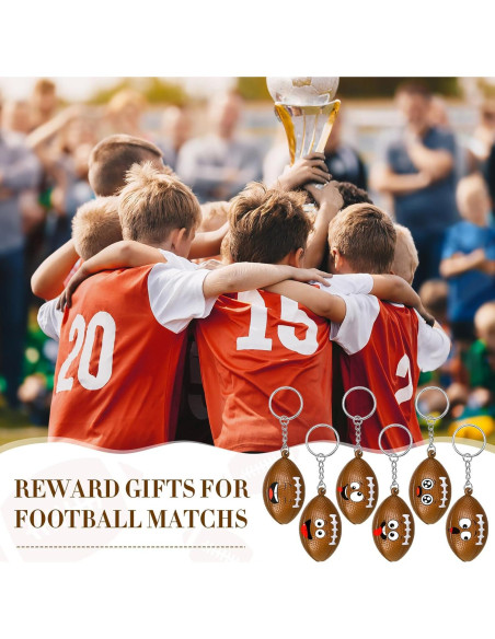 12 Llaveros Antiestrés Deportivos Arrowbash Fútbol 4 cm