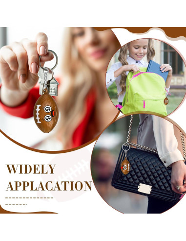 12 Llaveros Antiestrés Deportivos Arrowbash Fútbol 4 cm