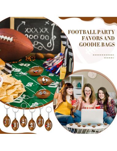 12 Llaveros Antiestrés Deportivos Arrowbash Fútbol 4 cm