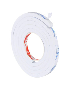 Cinta de Espuma Aislante PATIKIL 2m x 12mm x 10mm Blanca