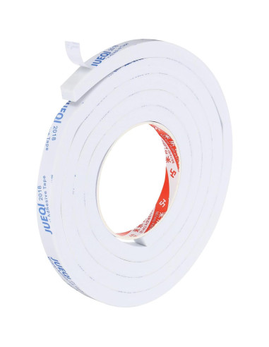 Cinta de Espuma Aislante PATIKIL 2m x 12mm x 10mm Blanca