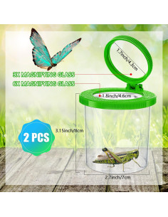 Kit de Captura de Insectos con Lupa TORINALITAL 2 Piezas 2
