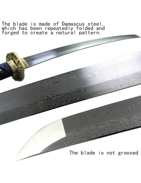 Katana Japonesa Shunansword Hecha a Mano 102.87 cm Afilada