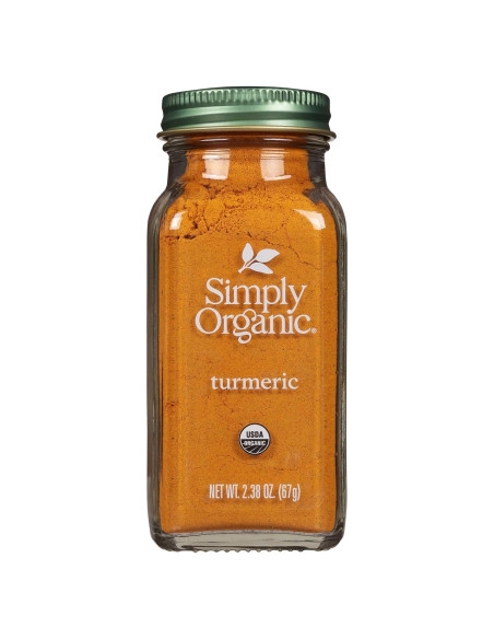 Cúrcuma Molida Simply Organic 67 g - Especia Orgánica
