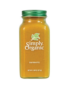 Cúrcuma Molida Simply Organic 67 g - Especia Orgánica 2