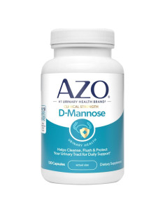 AZO D-Mannose 120 Cápsulas - Salud del Tracto Urinario
