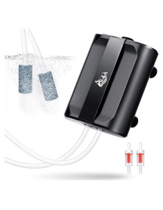 Bomba de Aire AQQA 3.5W para Acuario hasta 190L Silenciosa
