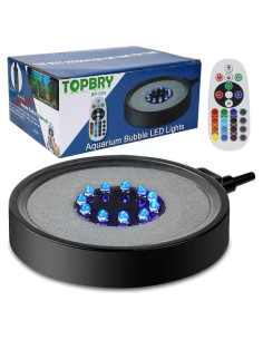 Luces LED RGBW para Acuario TOPBRY, 11 Colores, Control Remoto