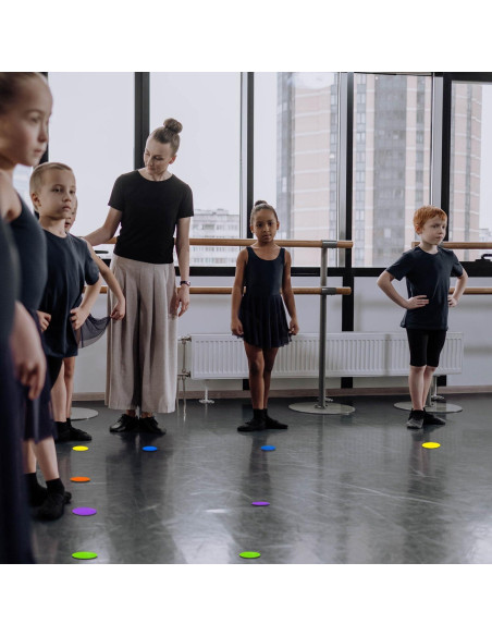 Marcadores de Suelo de Goma Antideslizantes Aryjmz 12 cm - 24 Piezas