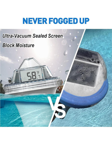 Termómetro Digital Inalámbrico RAINPOINT para Piscina 20.32cm