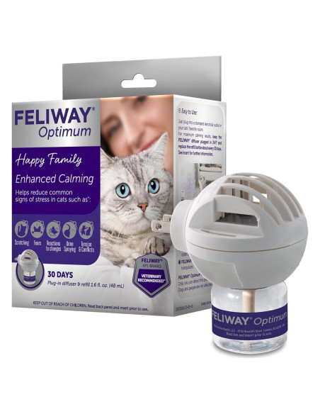 Difusor de Feromonas para Gatos Feliway Optimum 48ml 30 Días