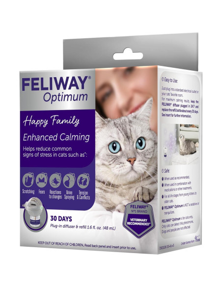 Difusor de Feromonas para Gatos Feliway Optimum 48ml 30 Días