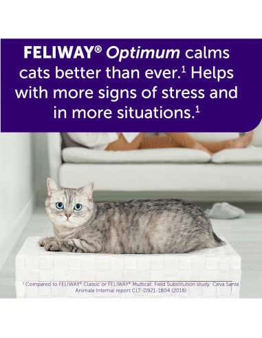 Difusor de Feromonas para Gatos Feliway Optimum 48ml 30 Días