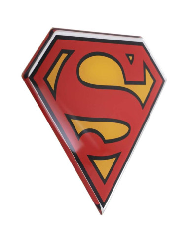 Calcomanía de Auto Fan Emblems Superman Cromo 11.18x8.64cm